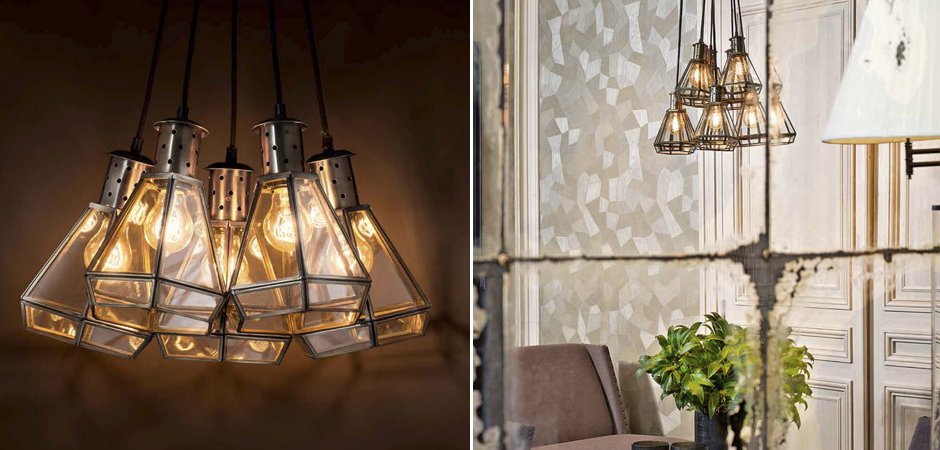 Подвесной светильник Eichholtz Hanging Lamp Polygon - Loft-Concept в Красноярске