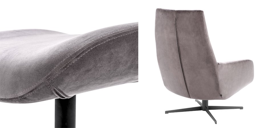 Кресло Eichholtz Swivel Chair & Ottoman Nautilus - фото №1