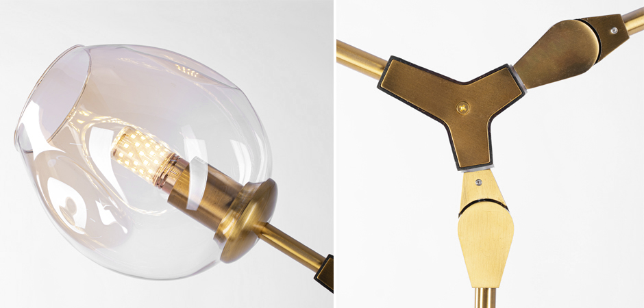 Торшер Сrumpled Glass Bubble - фото №2