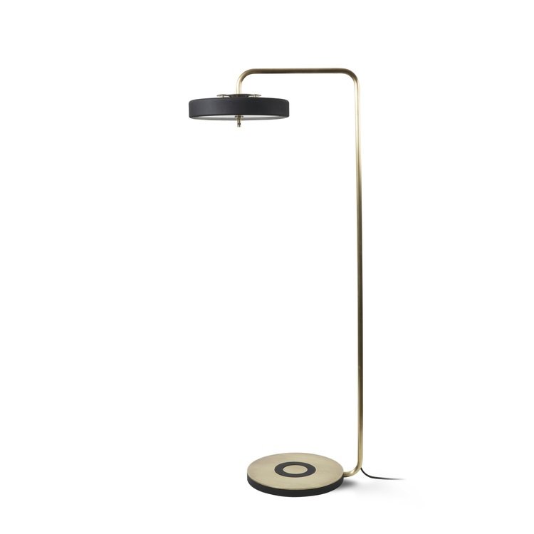 Торшер Bert Frank REVOLVE FLOOR LAMP Золотой Черный Торшер Bert Frank REVOLVE FLOOR LAMP Золотой Черный в Красноярске | Loft Concept