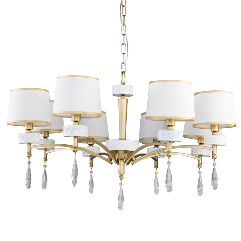 Люстра Dayodore Chandelier 86 Золотой Белый Прозрачный Люстра Dayodore Chandelier 86 Золотой Белый Прозрачный в Красноярске | Loft Concept