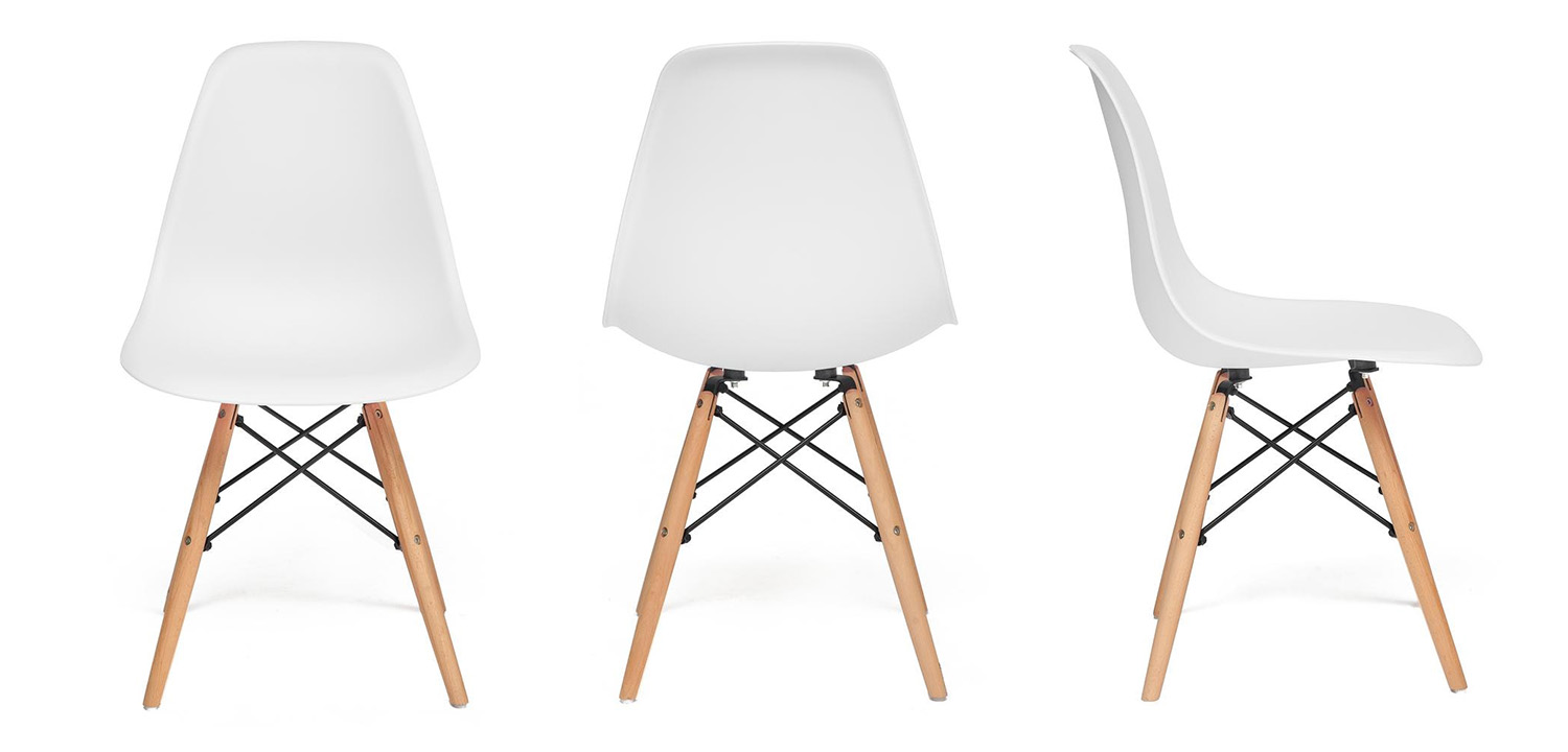 Стул DSW white - фото