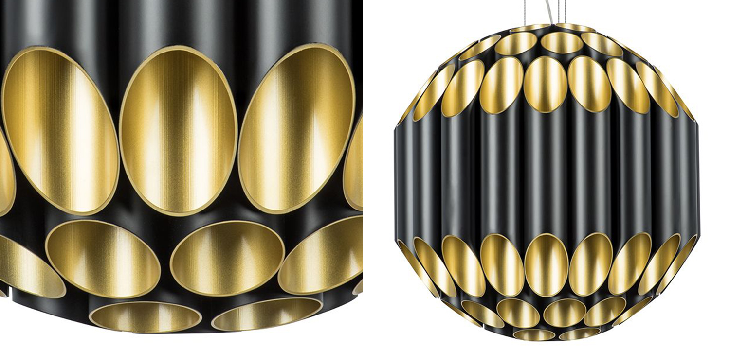 Люстра Garbi Black Pipe Organ Chandelier 80 - фото