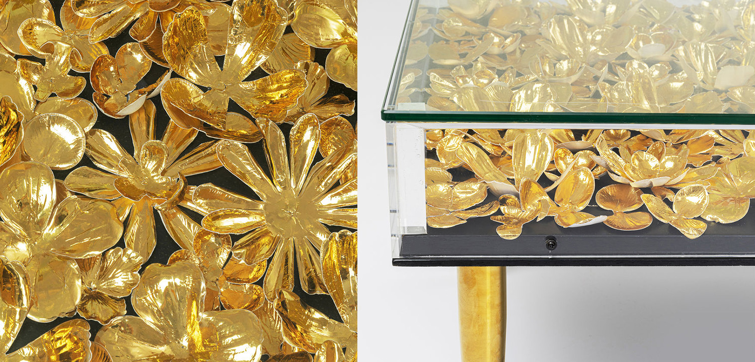 Кофейный стол Golden Water Lilies - фото