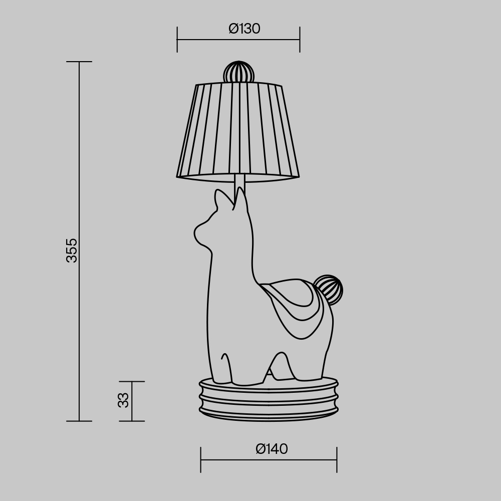 Настольный светильник Senor Alpaca 3000К 7Вт в Красноярске