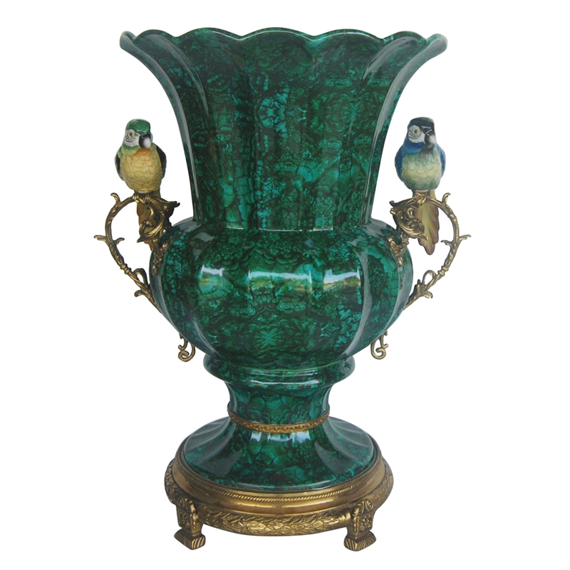 Ваза Joel Malachite Vase Малахит Ваза Joel Malachite Vase Малахит в Красноярске | Loft Concept