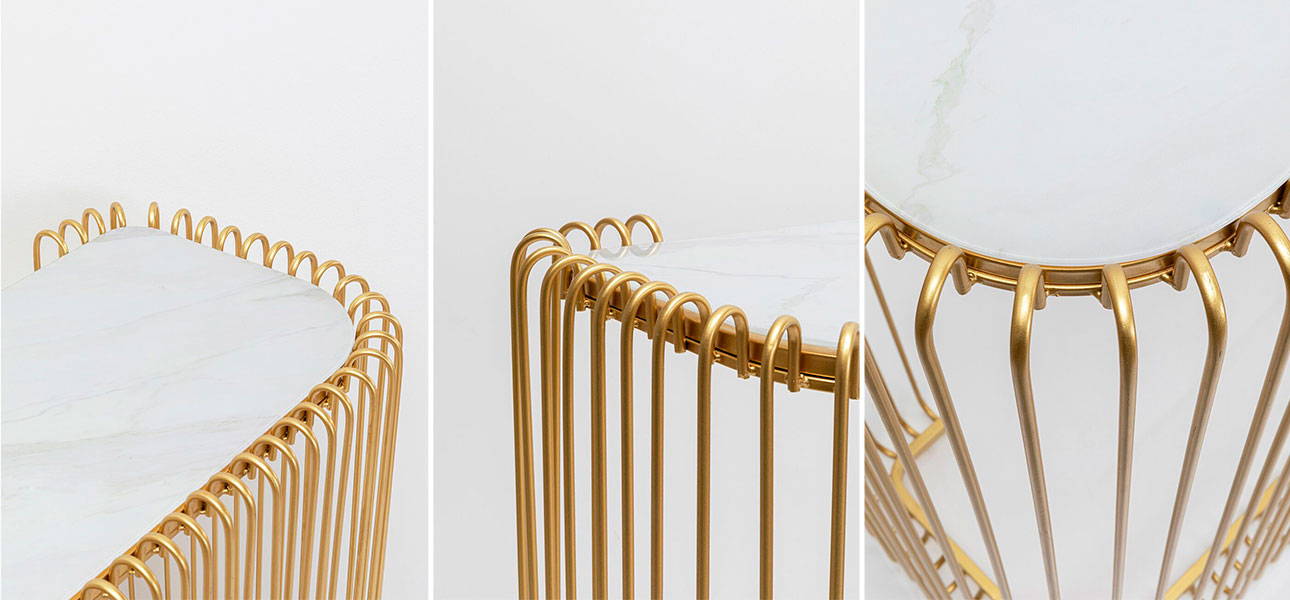 Консоль золото Anthony - фото №3