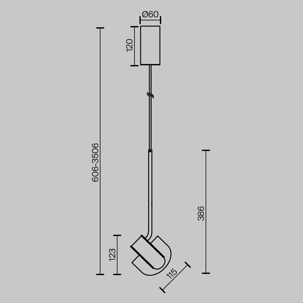 Подвесной светильник в цвете Латунь Levix в Красноярске
