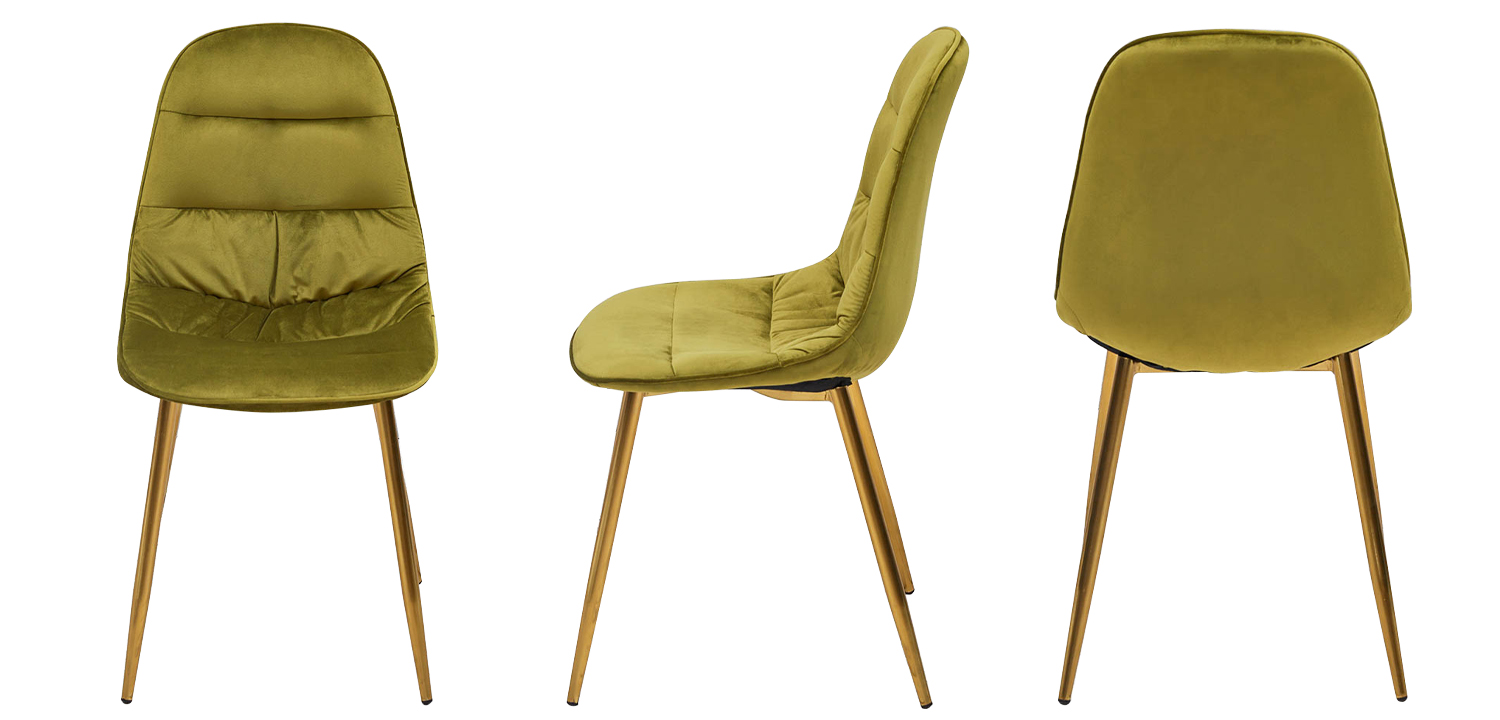 Стул Grace Velvet Olive Green Оливковый - фото