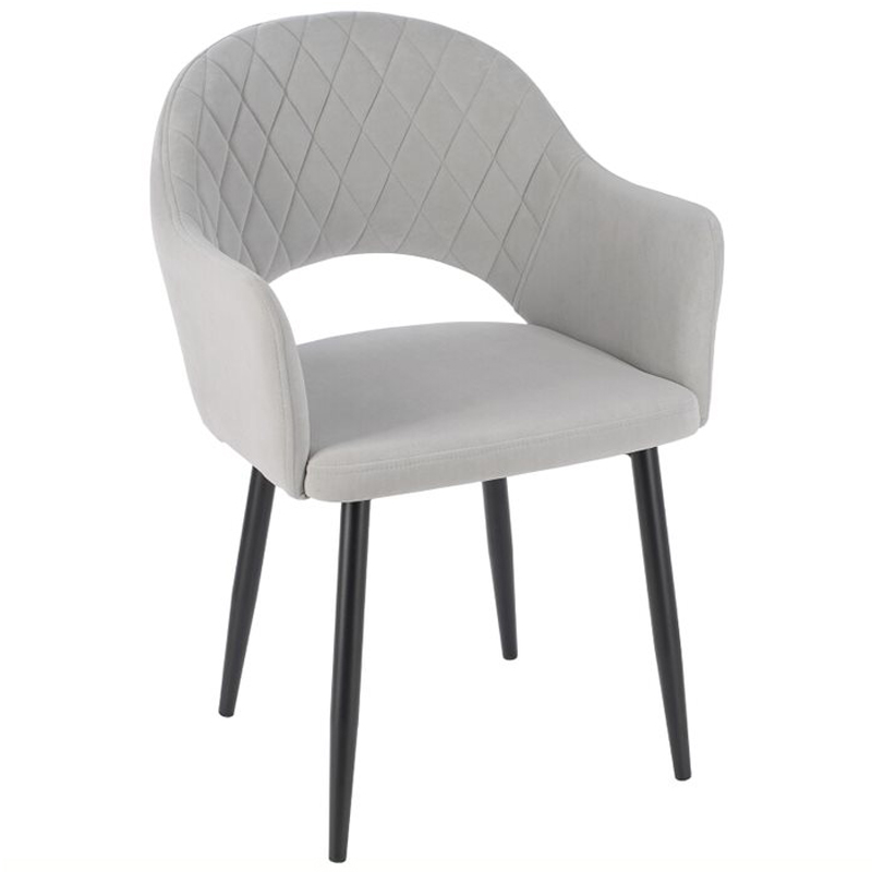 Стул Giotto Chair Светло-серый Черный Стул Giotto Chair Светло-серый Черный в Красноярске | Loft Concept