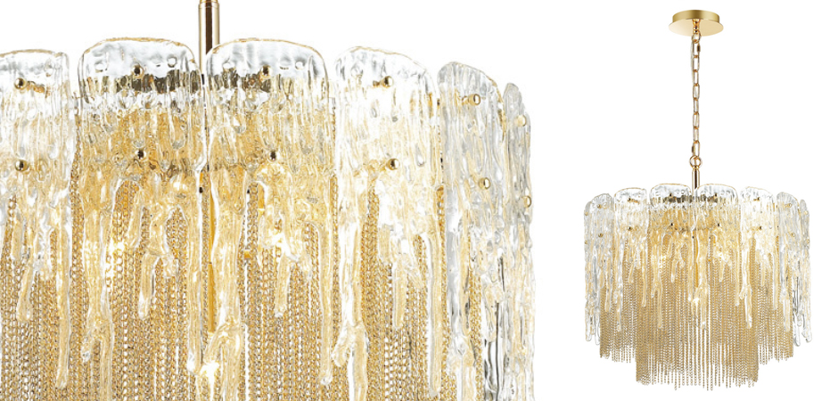 Люстра Ice and Gold Chains - Loft-Concept в Красноярске