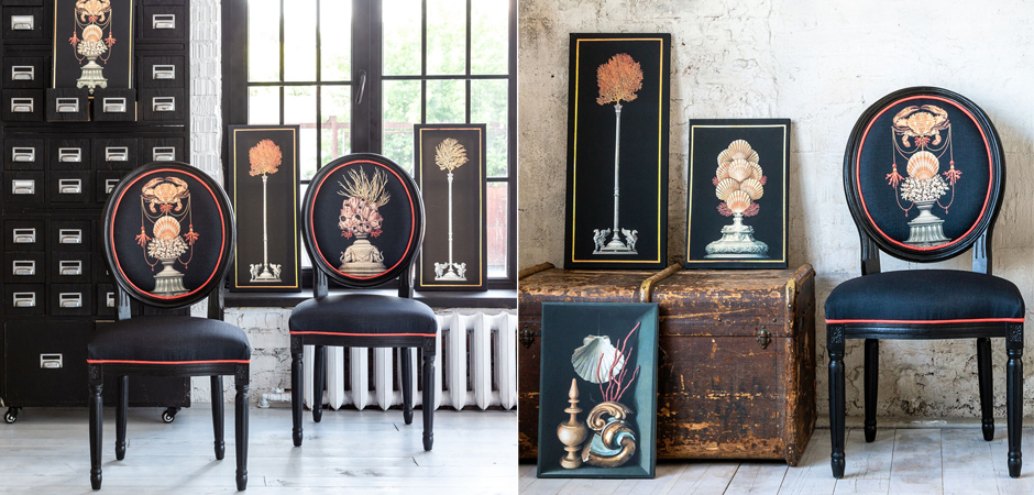 Seashell Still Life Stool 5 Стул - фото №2