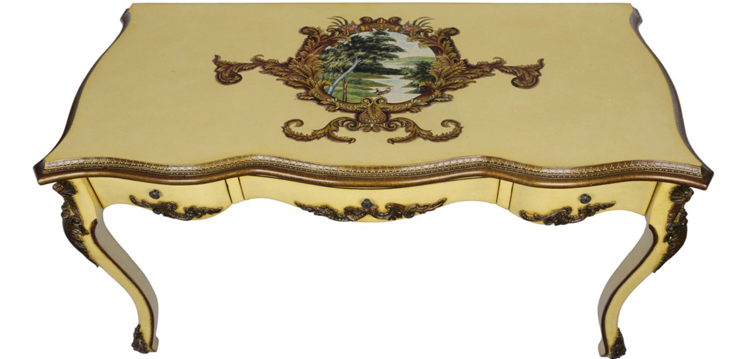 Стол рабочий с тремя ящиками Virgile - фото