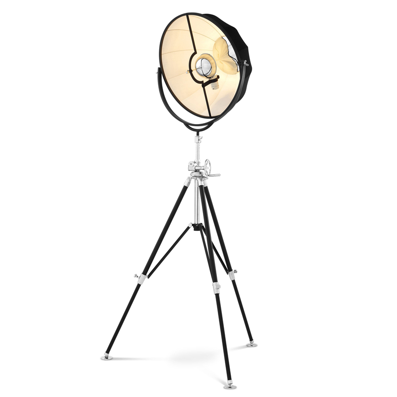 Торшер Eichholtz Floor Lamp Vertigo Черный Никель Торшер Eichholtz Floor Lamp Vertigo Черный Никель в Красноярске | Loft Concept