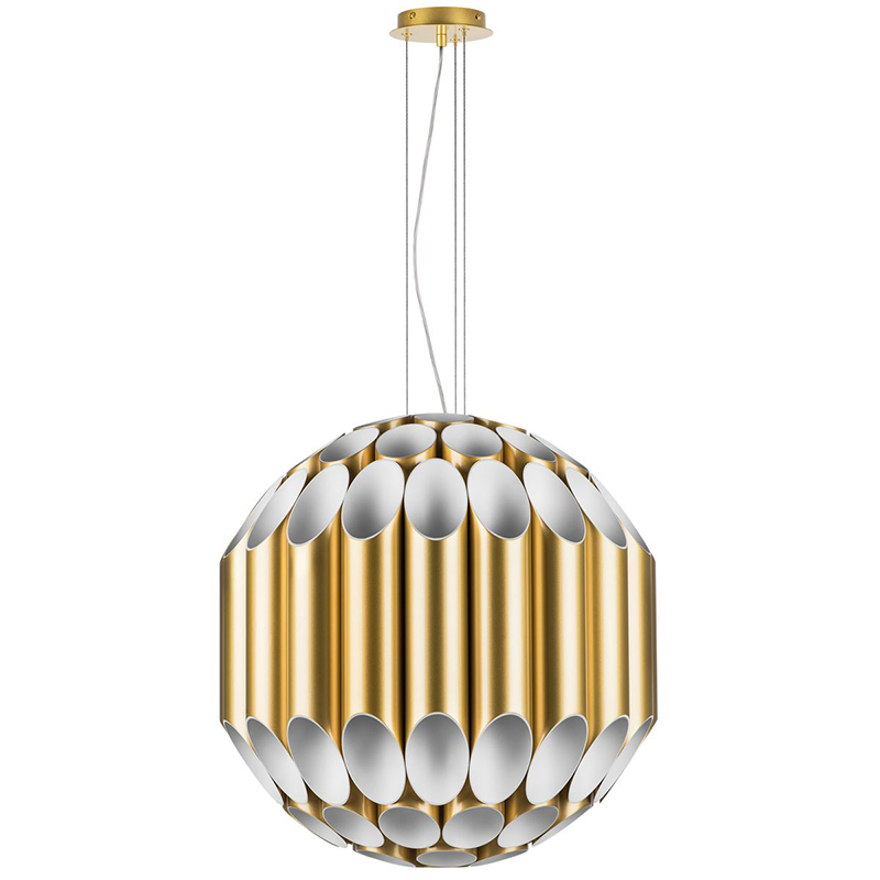 Люстра Garbi Gold Pipe Organ Chandelier 80 Золотой Белый Люстра Garbi Gold Pipe Organ Chandelier 80 Золотой Белый в Красноярске | Loft Concept