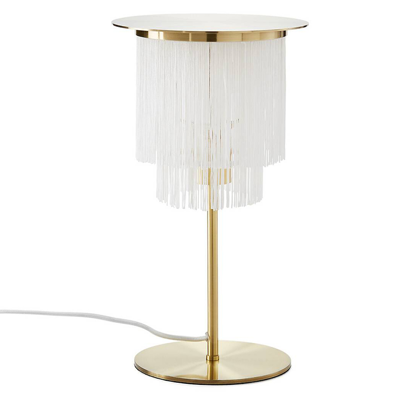 Настольная лампа Houtique Table lamp Белый Латунь Настольная лампа Houtique Table lamp Белый Латунь в Красноярске | Loft Concept