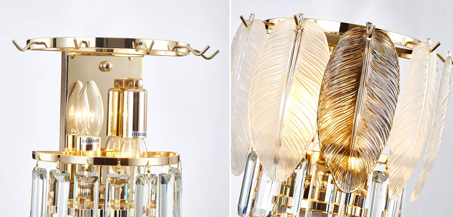 Бра Crystal in Petals Wall Lamp - фото №1