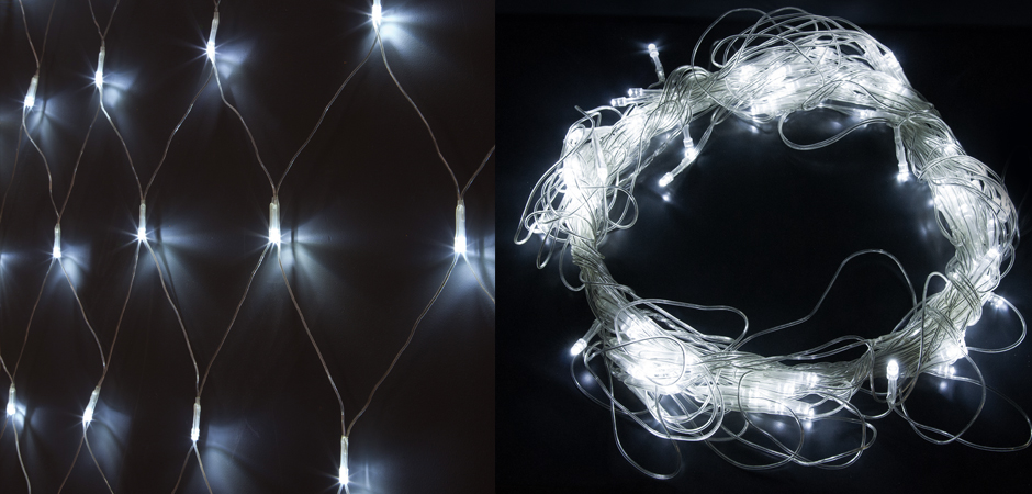 Гирлянда-Сетка Белым свет диодов - Loft-Concept в Красноярске