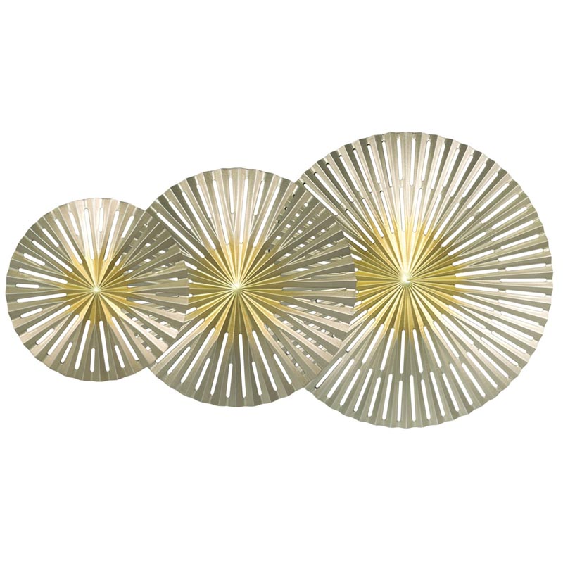 Арт-объект Apollo Gold and Silver Wall Plaque Disc gap 3 Золотой Серебряный Арт-объект Apollo Gold and Silver Wall Plaque Disc gap 3 Золотой Серебряный в Красноярске | Loft Concept