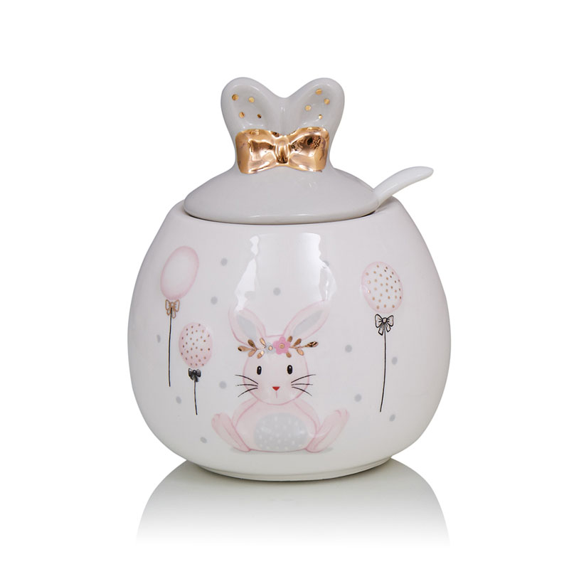 Ваза Kids Vase Bunny III Розовый пастельный Серый Ваза Kids Vase Bunny III Розовый пастельный Серый в Красноярске | Loft Concept
