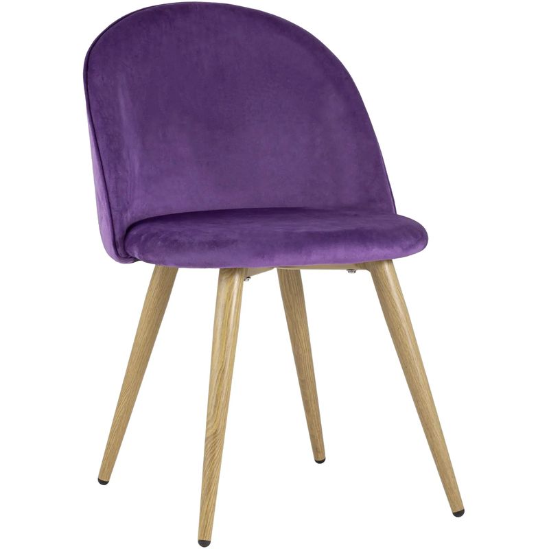Стул Miruna Chair Спинка Ромбы Лиловый Велюр Лиловый Древесина Стул Miruna Chair Спинка Ромбы Лиловый Велюр Лиловый Древесина в Красноярске | Loft Concept