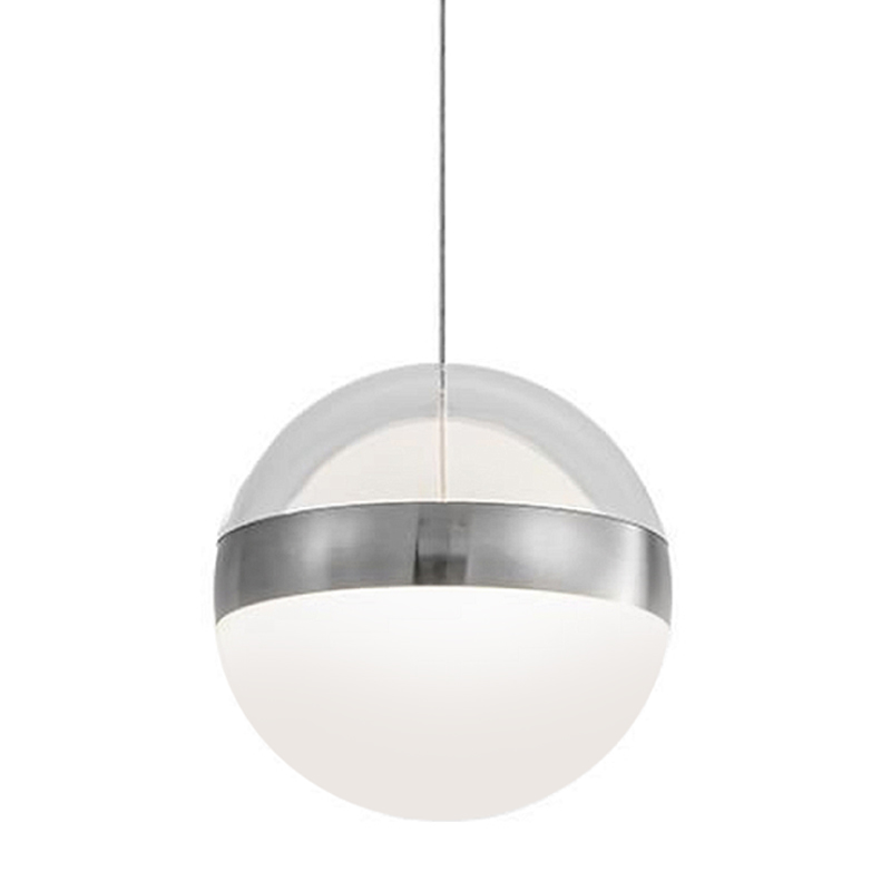 Подвесной светильник светодиодный с шарообразным плафоном 15 см Peggy Futura lamp Черный Прозрачный Молочный Никель Бронза в Красноярске | Loft Concept 