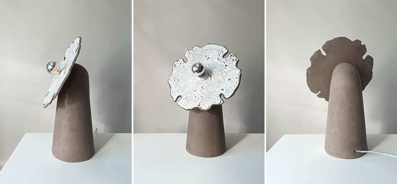 Настольные лампы FLOW medium (антрацит) - фото