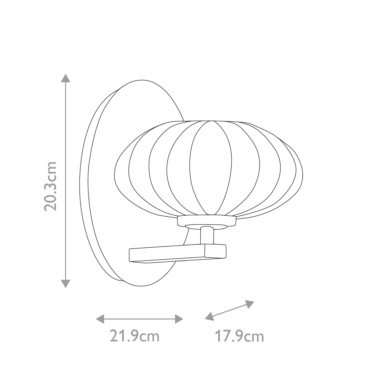  Бра с круглым плафон из матового белого стекла Kichler в Красноярске
