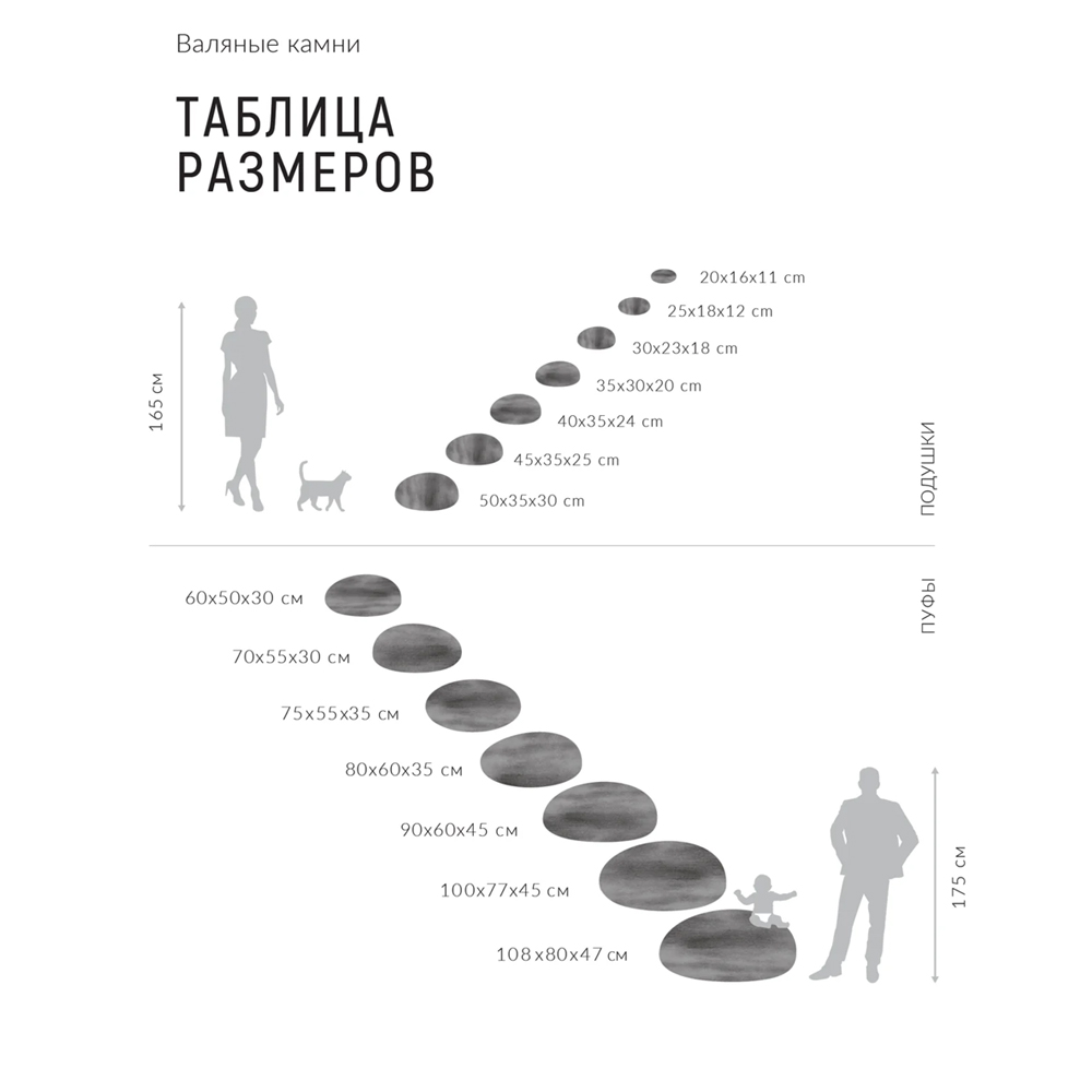 Пуф - Камень GREY MARBLE в Красноярске