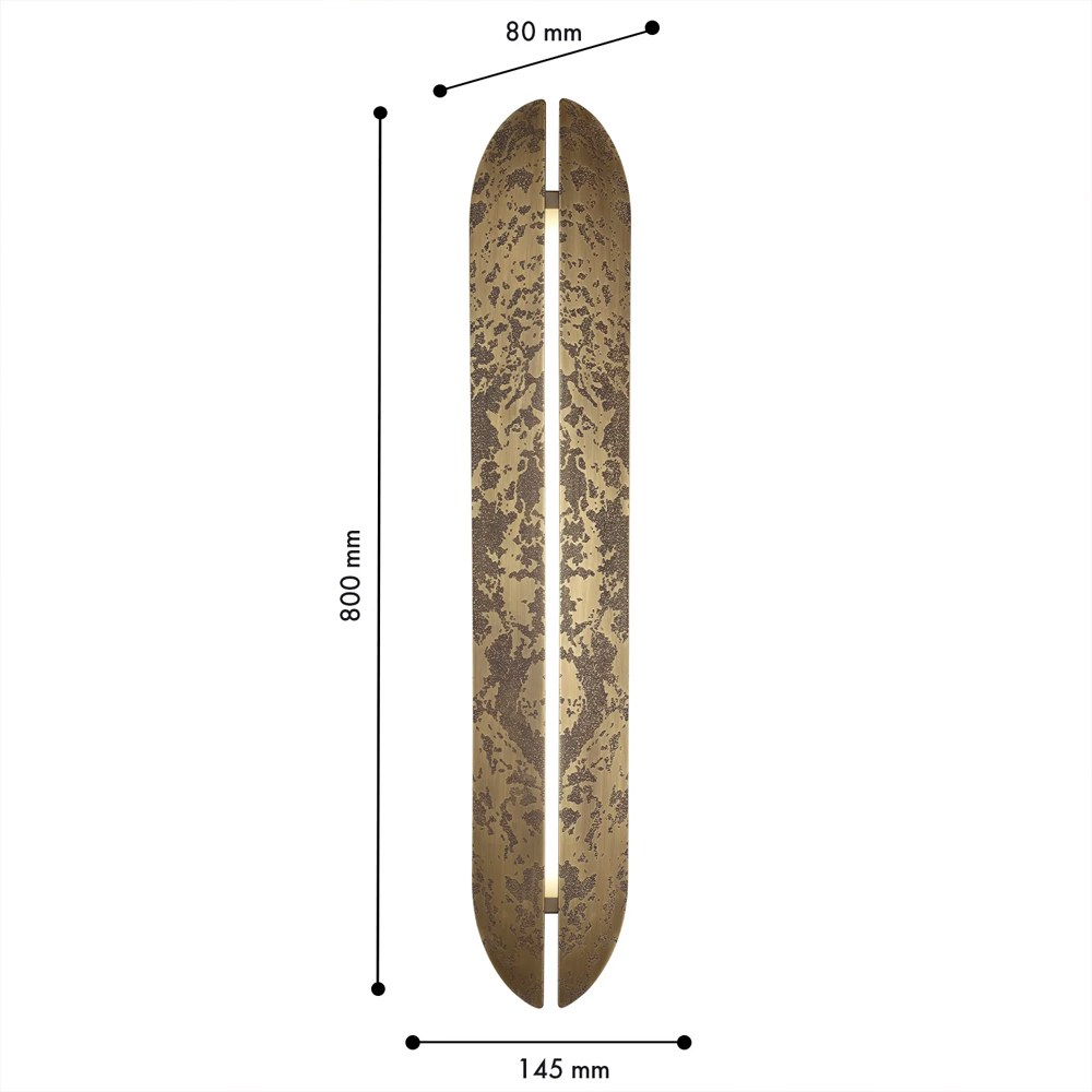 Бра винтажное с имитацией коррозии на медном корпусе Predominant в Красноярске