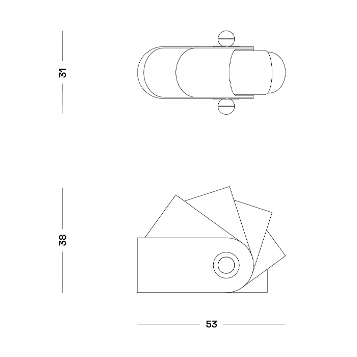 Настольная дизайнерская лампа Poltronova Ghepre Table Lamp в Красноярске
