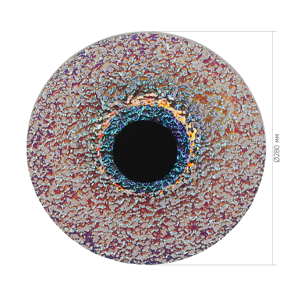 Подвесной светильник из фактурного двойного стекла Heterochromia в Красноярске