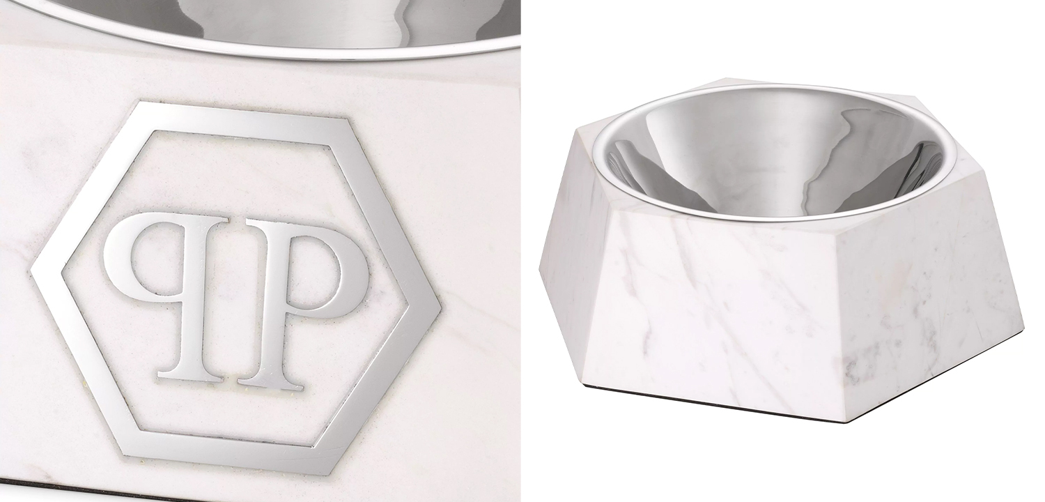 Миска для корма Dog Food bowl Nice XL White - фото