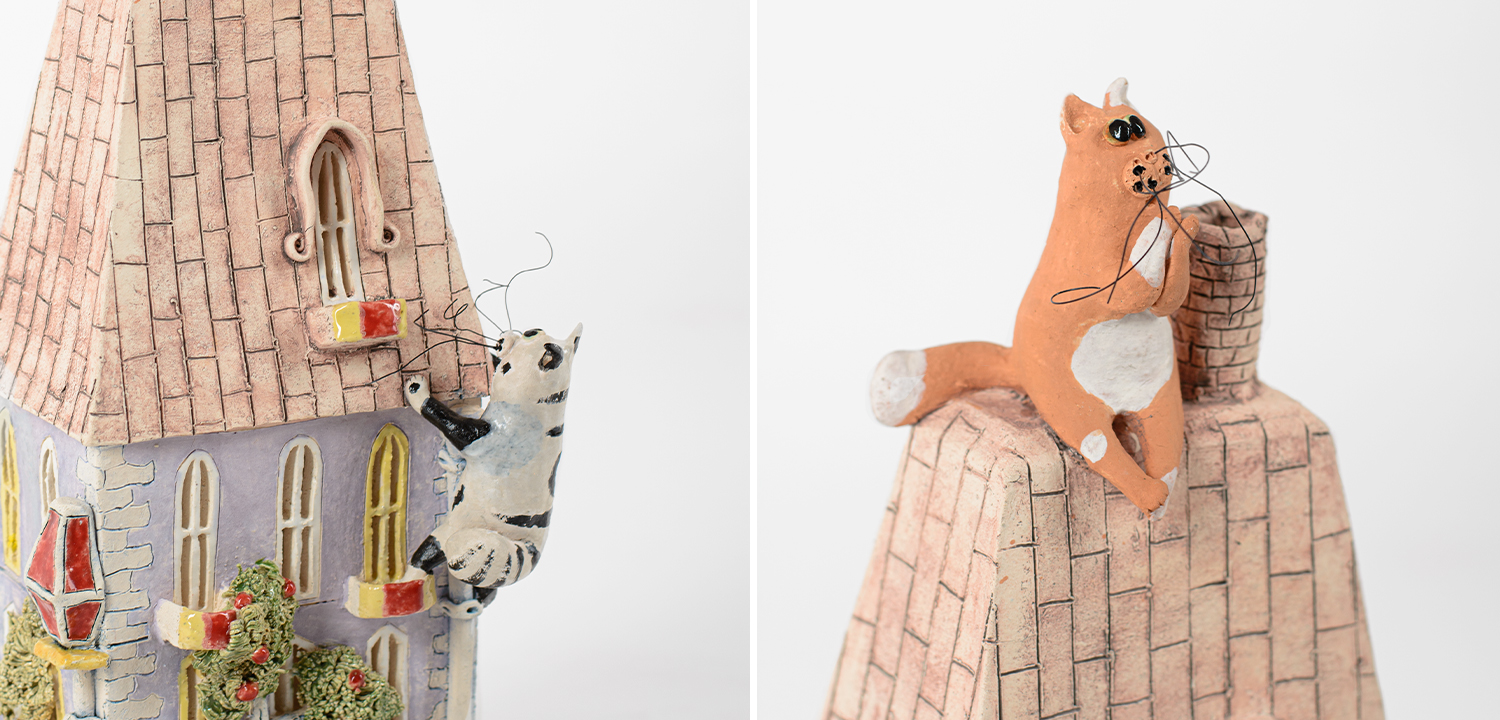 Ночник Домик Two Cats - фото №1