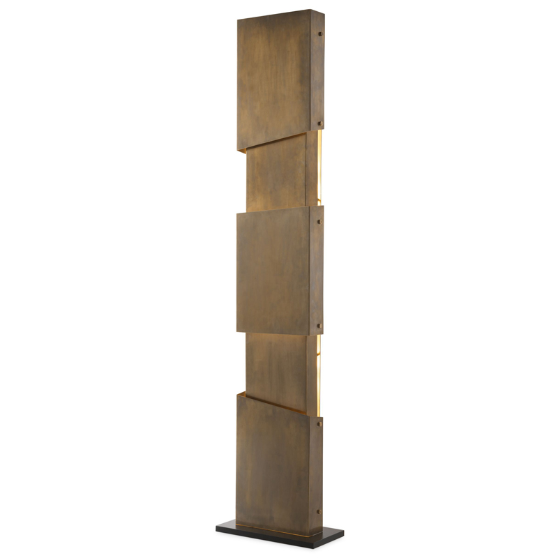 Торшер Eichholtz Floor Lamp Shadow Винтажная латунь Торшер Eichholtz Floor Lamp Shadow Винтажная латунь в Красноярске | Loft Concept