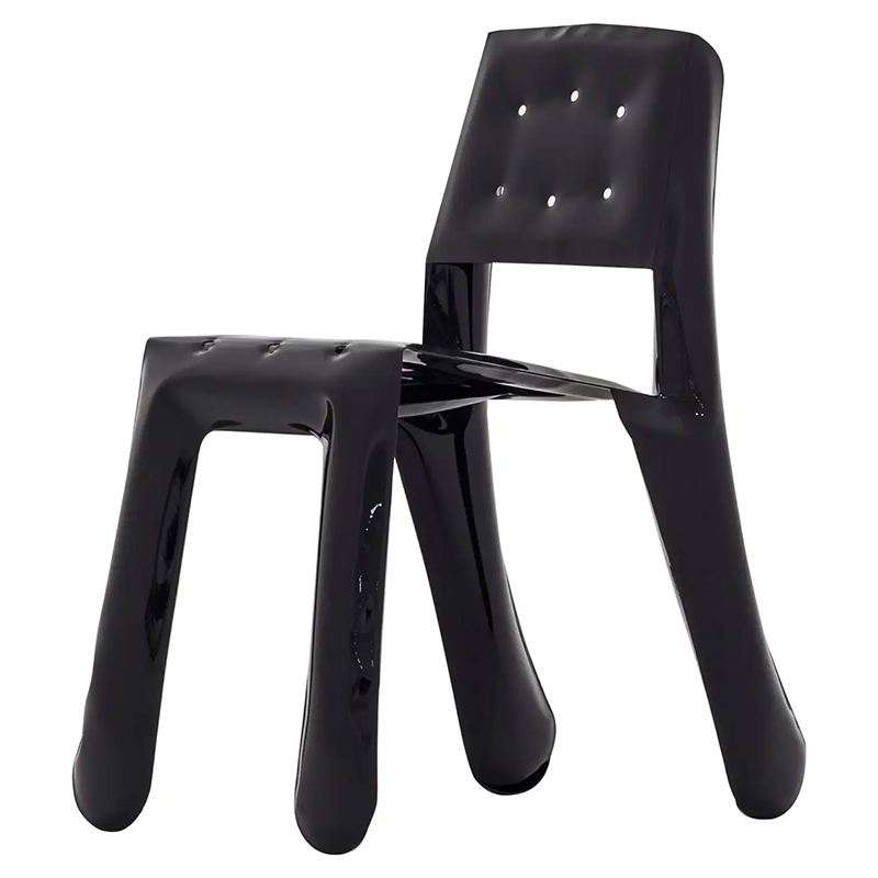 Стул Chippensteel 0.5 Polished Black Glossy Color Carbon Steel Seating by Zieta Глянцевый черный Стул Chippensteel 0.5 Polished Black Glossy Color Carbon Steel Seating by Zieta Глянцевый черный в Красноярске | Loft Concept