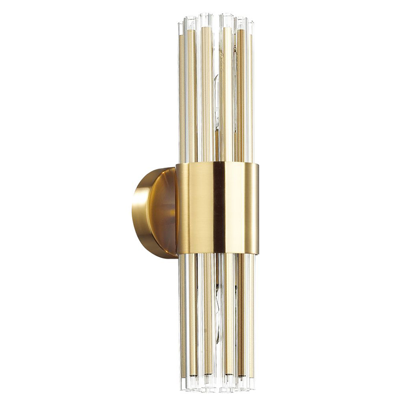 Бра Gladwin Glass Tube Wall Lamp Золотой Прозрачный Бра Gladwin Glass Tube Wall Lamp Золотой Прозрачный в Красноярске | Loft Concept