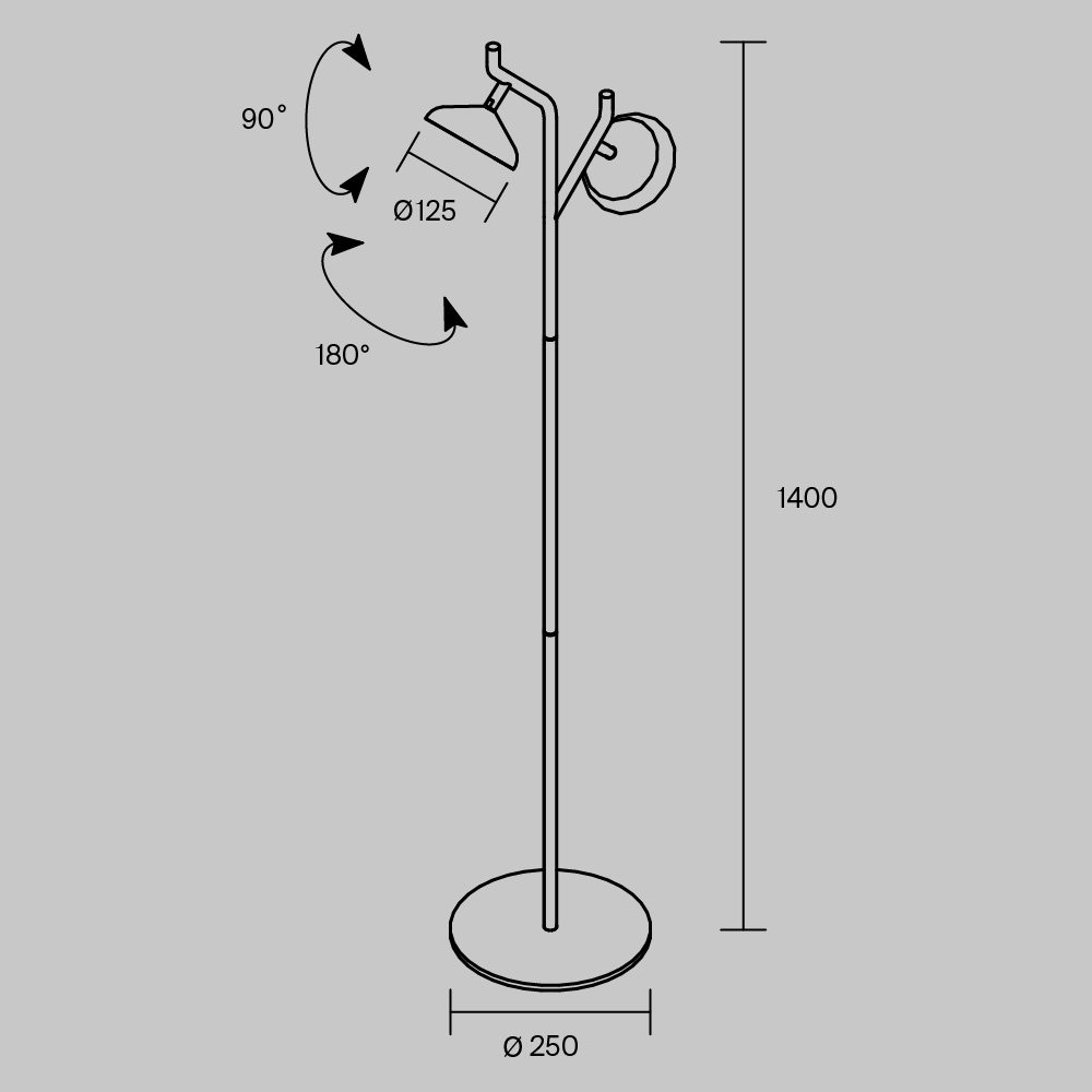 Напольный светильник Combo 3000-6000К 20Вт в Красноярске