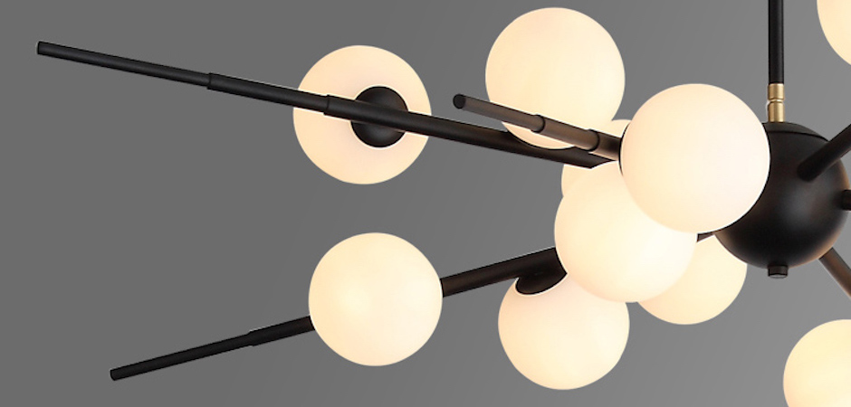 Люстра Cherry Bomb 16 balls black - фото №1