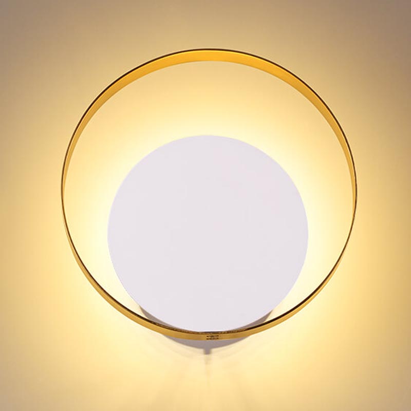 Бра Globo Ocular Sconce Circle White Золотой Белый Бра Globo Ocular Sconce Circle White Золотой Белый в Красноярске | Loft Concept