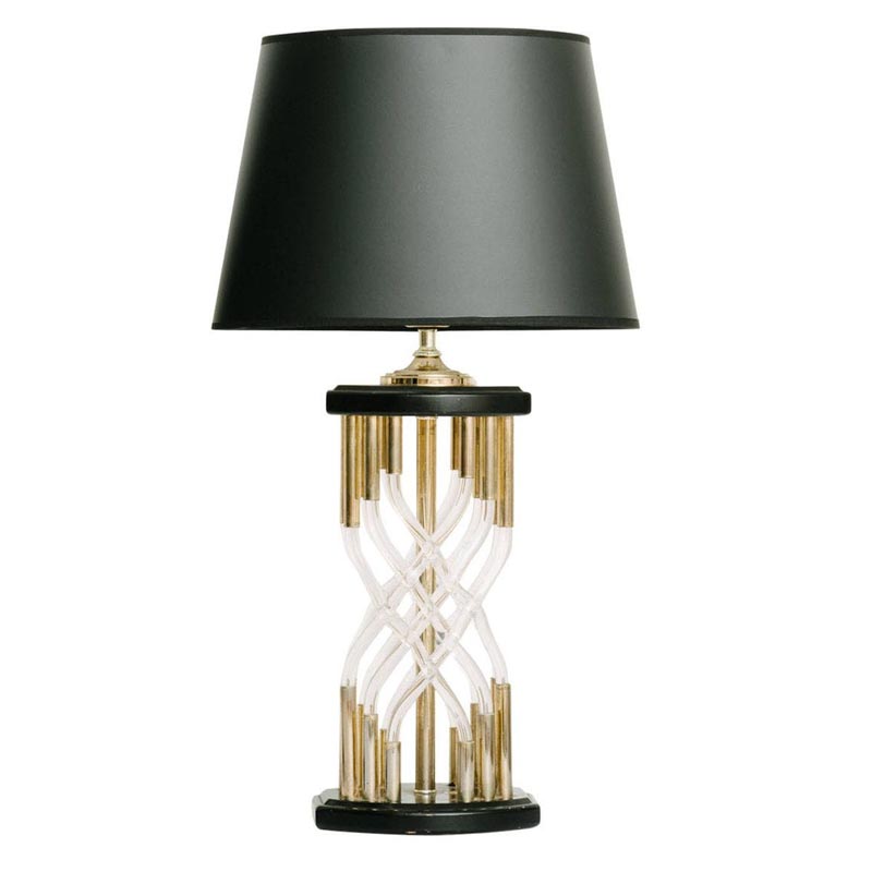 Настольная лампа Table Lamp Organic Glass Черный Латунь Настольная лампа Table Lamp Organic Glass Черный Латунь в Красноярске | Loft Concept