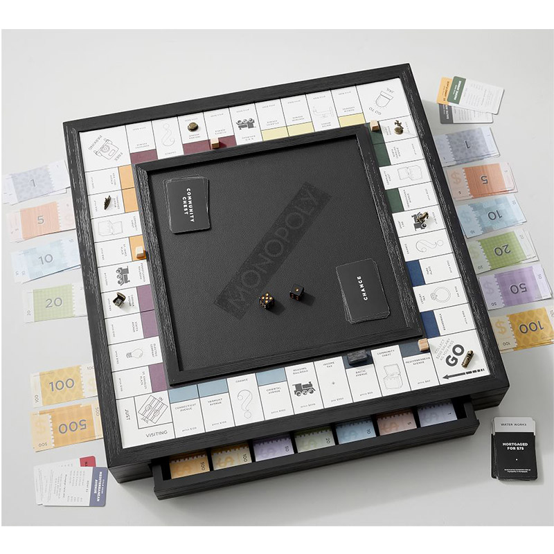 Настольная Игра "Монополия" Black Luxury Edition Черный Настольная Игра "Монополия" Black Luxury Edition Черный в Красноярске | Loft Concept