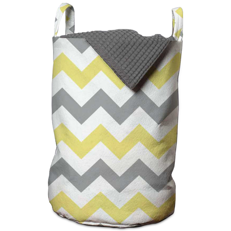Корзина Mustard and Gray Chevron II Basket Мульти Корзина Mustard and Gray Chevron II Basket Мульти в Красноярске | Loft Concept