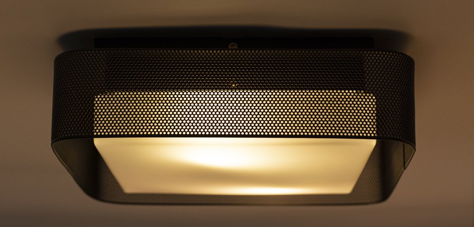 PRECISION Large Flush Mount Black - фото №1