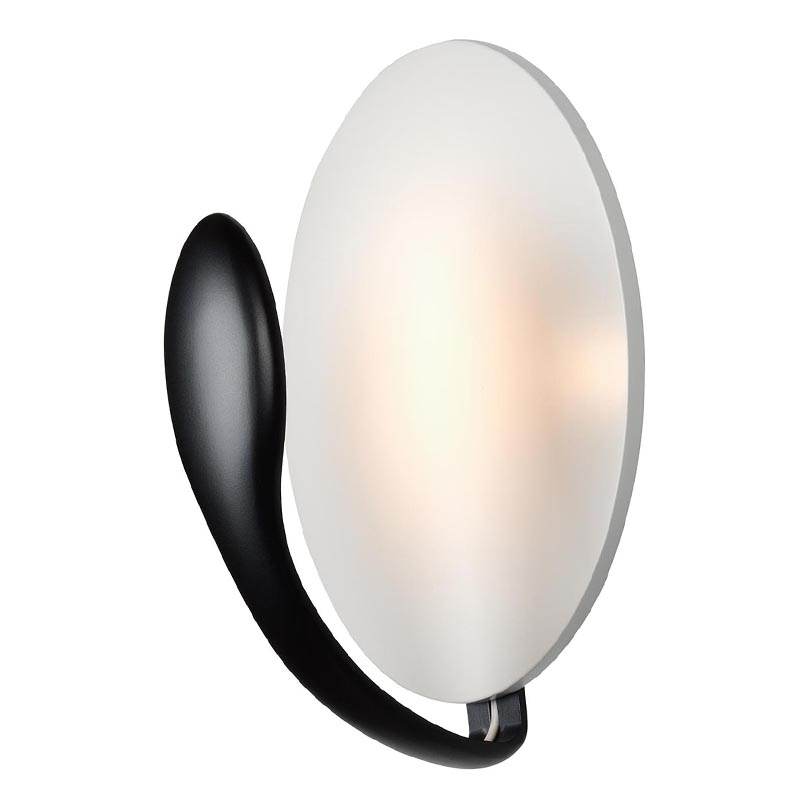 Бра Devi Black Spot Wall Lamp Белый Черный Бра Devi Black Spot Wall Lamp Белый Черный в Красноярске | Loft Concept