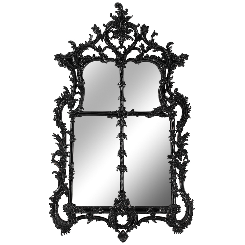 Зеркало Emblemes Mirror Black Wood Черный Зеркало Emblemes Mirror Black Wood Черный в Красноярске | Loft Concept