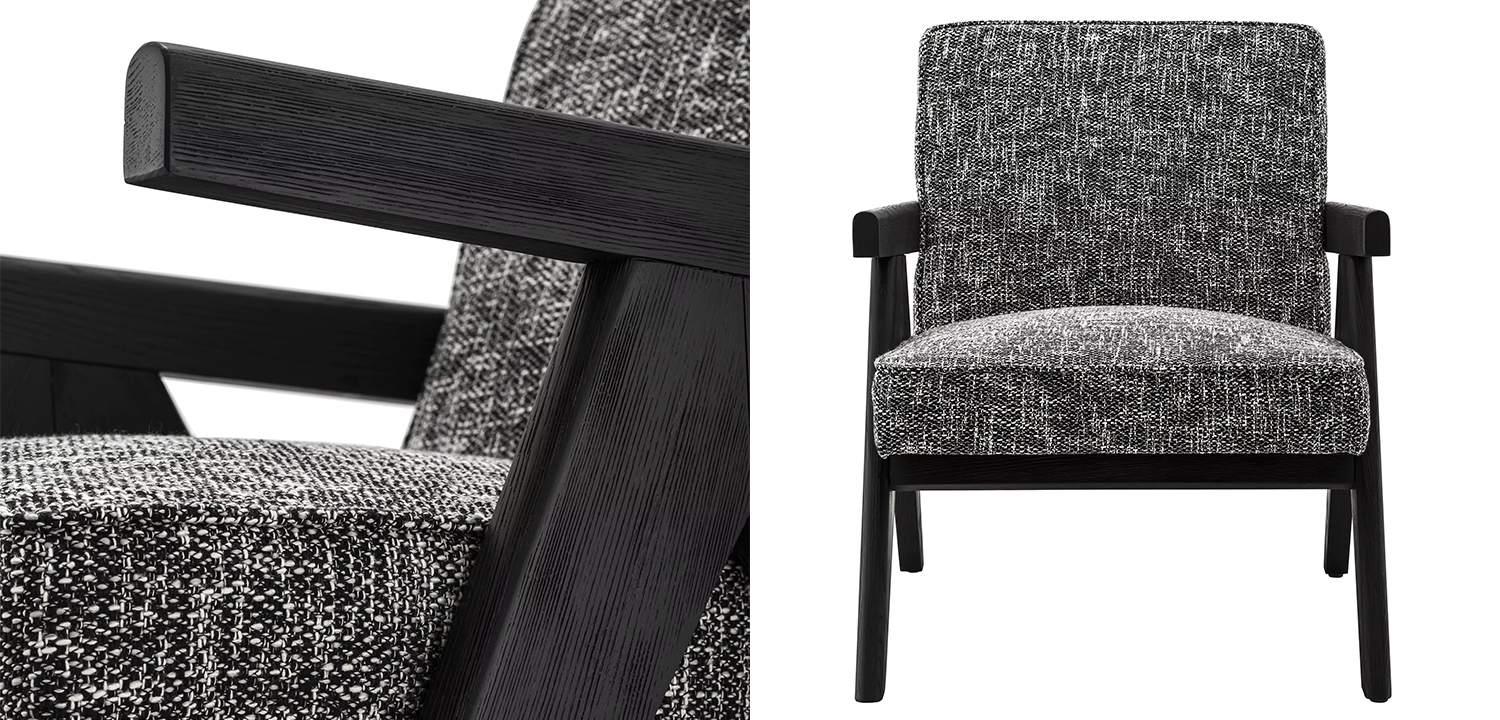 Кресло Eichholtz Chair Greta Черный - фото