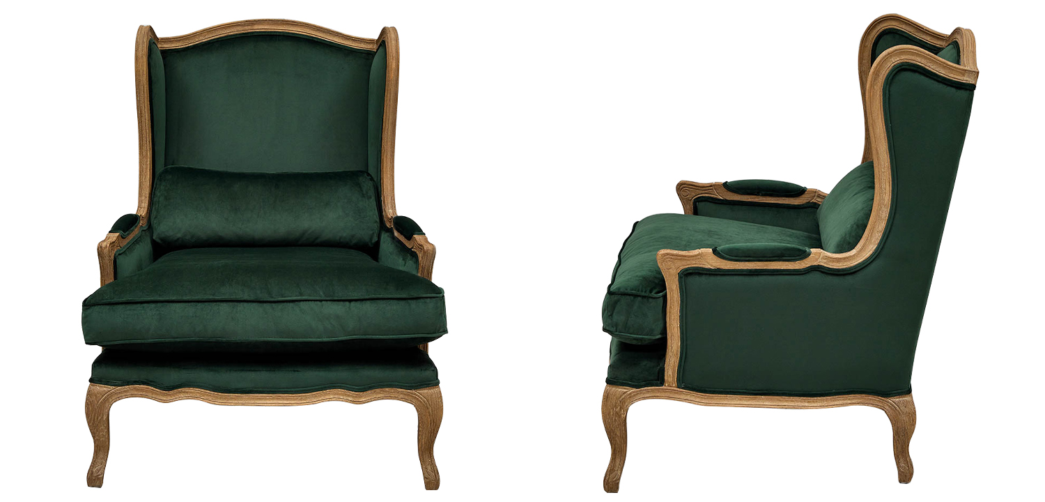 Кресло Armel Green Armchair - фото