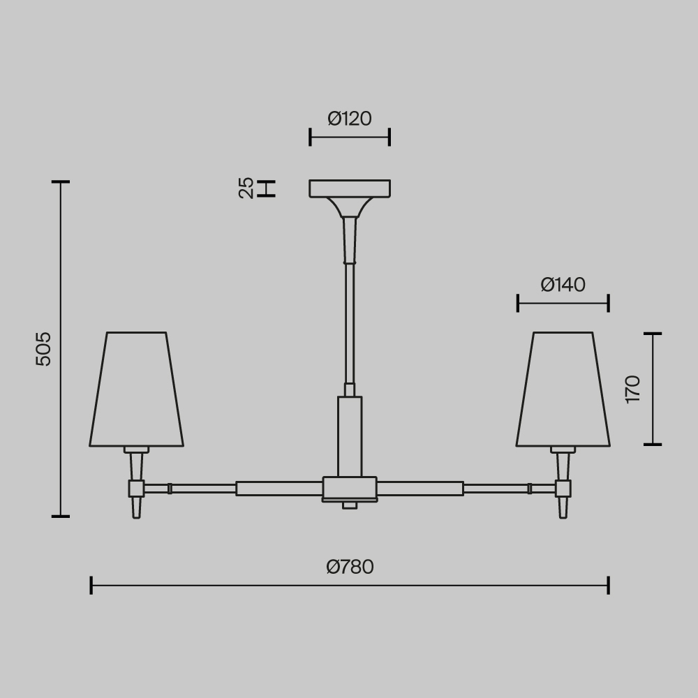 Потолочный светильник Zaragoza Е14 в Красноярске