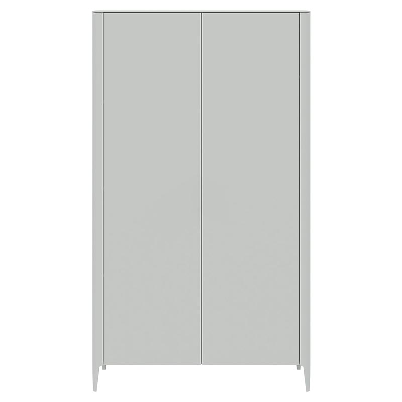 Шкаф двухстворчатый светло-серый Type Светло-серый в Красноярске | Loft Concept 